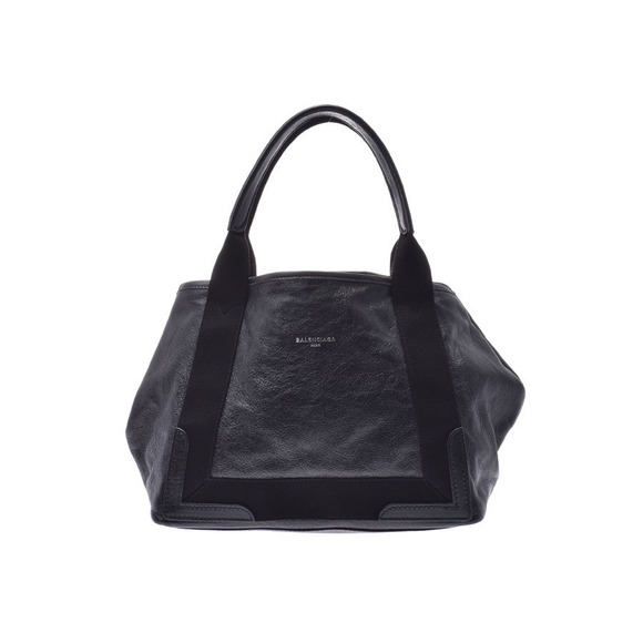 Balenciaga Black Navy Tote Handbag Calf Hippo Bag Blue - Picture 1 of 12